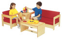 Living Room End Table- with Red Living Room Set- Model (Thumbnail)