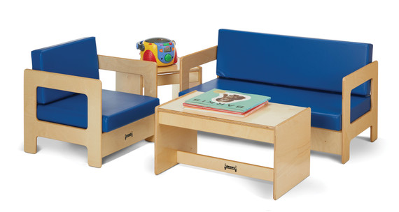 Living Room Coffee Table- with Blue Living Room Set