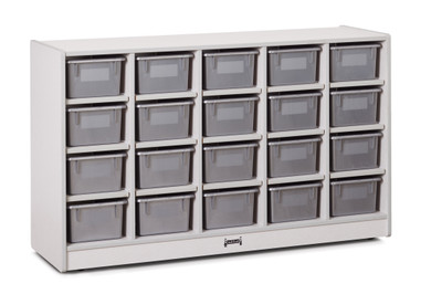 20 Cubbie-Tray Mobile Storage - with Trays