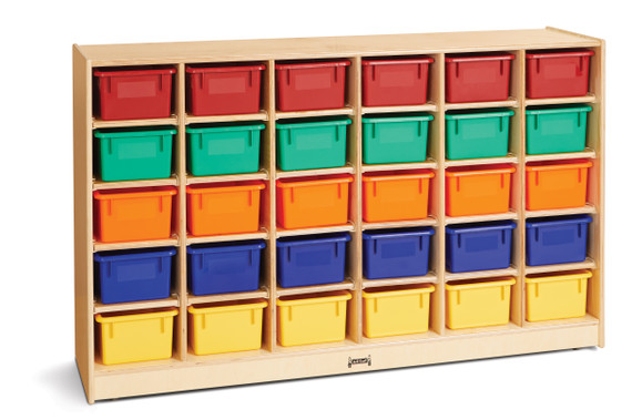 30 Cubbie-Tray Mobile Storage - without Trays