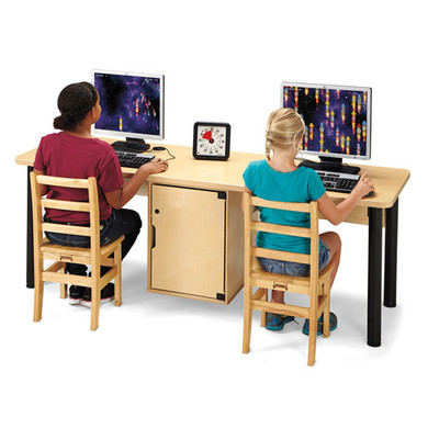 Dual Computer Lab Table- Model
