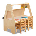 Twin Activity Center- Laminate Desk Surface (Thumbnail)