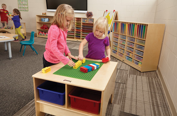KYDZ Building Table - Preschool Brick Compatible - Model